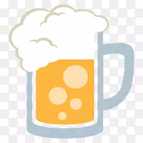 啤酒，酒精饮料，表情符号，香槟酒杯，杯子