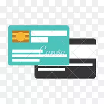信用卡计算机图标.信用卡