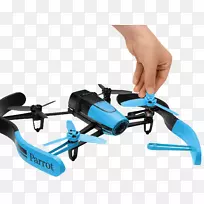 鹦鹉Bbop无人机鹦鹉AR.Drone鹦鹉bebop 2四架无人驾驶飞行器-无人驾驶飞机