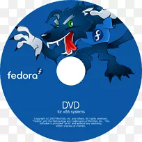 fedora dvd光盘电脑软件linux-dvd