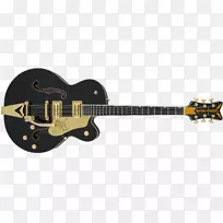 Gretsch白色猎鹰nmm展示拱顶吉他低音吉他