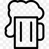 啤酒杯电脑图标喝啤酒鸡尾酒-啤酒