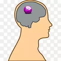 人脑人体头部剪贴术