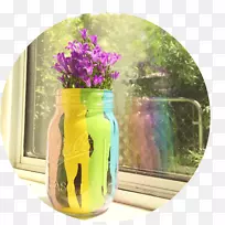 梅森瓶玻璃瓶花盆-梅森瓶