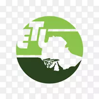 ETL旅游和旅游套餐经营者导游-绿色圆圈