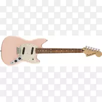 Fender Mustang低音挡泥板双声速电吉他
