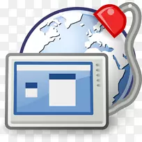网络浏览器计算机图标远程桌面软件计算机软件internet.tipi
