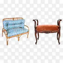 家具椅沙发柳条扶手椅