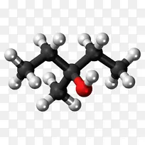 1-戊醇3-戊醇分子2-戊醇-分子