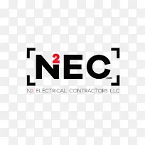 n2电气承包商，llc标志电工.电气