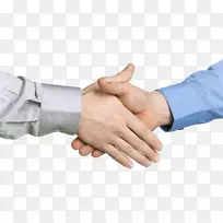 合伙企业员工福利收入雇员敬业-握手