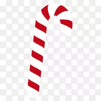 糖果手杖圣诞剪贴画-圣诞糖果