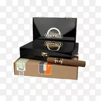 雪茄包装和标签盒。-雪茄