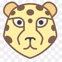 豹子电脑图标剪辑艺术-豹子