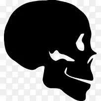 人类头骨象征轻轮廓-人体