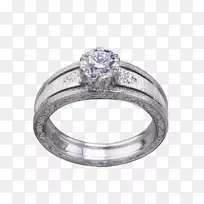 订婚戒指，结婚戒指，布塞拉蒂-钻石戒指