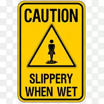 湿地板标志安全标牌-警告
