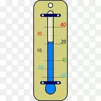 大气温度计摄氏夹式温度计