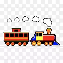 玩具火车和火车组铁路运输剪辑艺术玩具火车