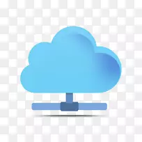 云计算云存储亚马逊web服务计算机图标