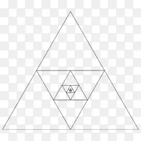 三角形圆点三角形