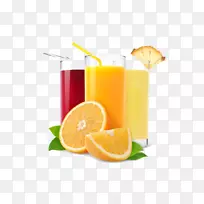 橙汁汽水饮料肯德基果汁