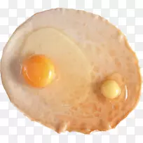 煎蛋盘蛋黄夹艺术-鸡蛋