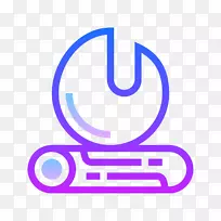 计算机图标篝火符号剪辑艺术营火