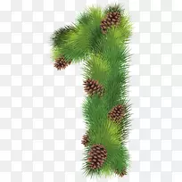 字母字母表数字圣诞节3D数字