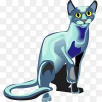 猫剪贴画-猫