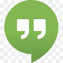 谷歌社交网站视频电话Google Talk徽标-Chrome
