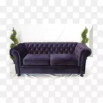 沙发沙发床纺织品丝绒椅沙发