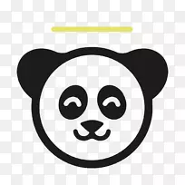 大熊猫携带电脑图标-电报