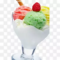 冰淇淋冻圣代冰糕冰淇淋