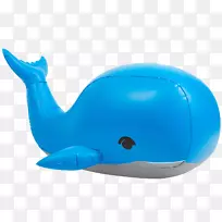 充气阳光生活白鲸玩具鲸鱼充气