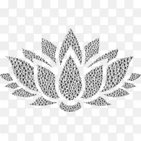 莲花剪贴画-莲花