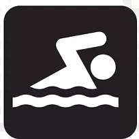游泳电脑图标下载剪辑艺术游泳