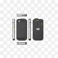 卡特彼勒公司智能手机，电话，猫，电话，热摄像，毛毛虫