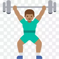 世界奥林匹克举重体育锻炼表情-体重