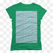 绿松石服装水勺汤匙-t恤设计
