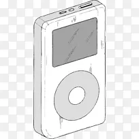 iPodtouch ipod洗牌媒体播放器剪贴画-ipod