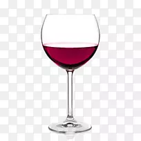 红葡萄酒黑比诺葡萄酒玻璃-红酒