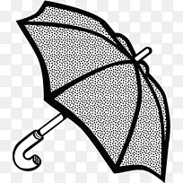 线艺术雨伞