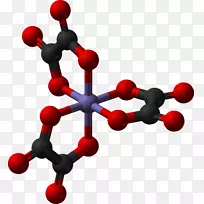 八面体分子几何配位配合物草酸盐分子OX