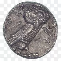 Achaemenid帝国波斯帝国四德拉克姆波斯人猫头鹰-古代