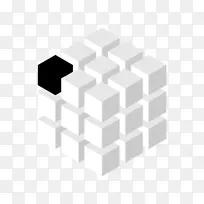 立方体方角对称块
