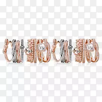 珠宝戒指潘多拉魅力手镯-珠宝模型