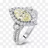 珠宝结婚戒指宝石钻石订婚戒指