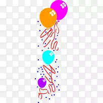 生日蛋糕气球夹艺术-生日装饰