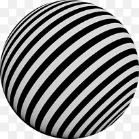 黑白摄影球黑白半圆